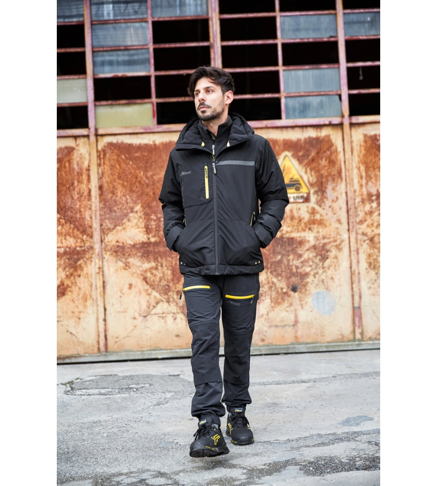 Giacca da lavoro u-power "wink" black carbon, tg s